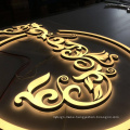 Customized advertising illuminated led with side lighting sign open side outdoor indoor